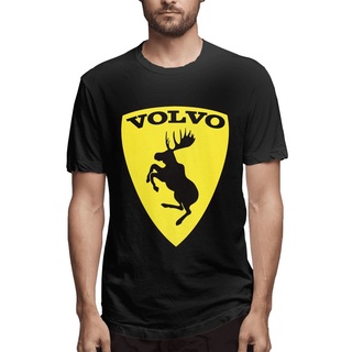 เสื้อยืดเสื้อท็อปส์ น้ําหนักเบา ลายกวาง Volvo สําหรับผู้ชาย