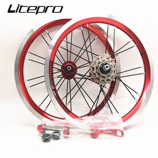 Litepro ล้อจักรยาน ภายนอก 3S 14 16 นิ้ว 412 ด้านนอก 3 เกียร์ สามความเร็ว