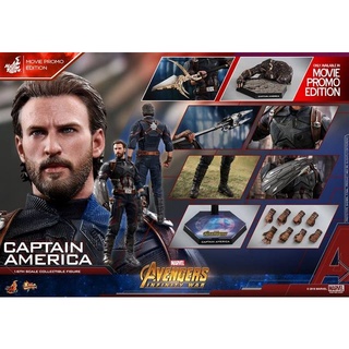 🕊️พร้อมส่ง ฟิกเกอร์ โมเดล ของสะสม Hot Toys MMS481 AVENGERS: INFINITY WAR - CAPTAIN AMERICA (SE) (T)