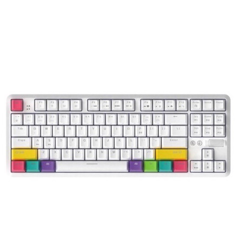 Ajazz K870T 87 คีย์บลูทูธ Blue switch