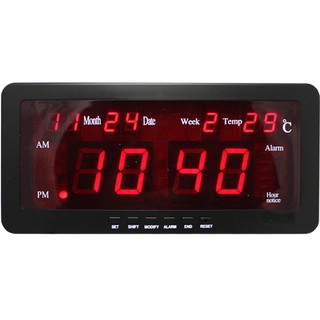 นาฬิกาดิจิตอลปลุก ตั้งโต๊ะ ติดผนัง LED DIGITAL CLOCK  LED CX2158