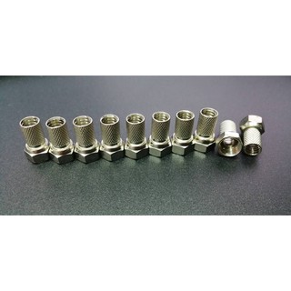 RG6 F-Connector screw zinc alloy processing type แพ็คละ 10ตัว(1)