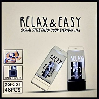 กบเหลา ดินสอ Relax &amp; Easy X6 - 321 กบเหลา จำนวน 2 ชิ้น/ห่อ  สีครีมและดำ