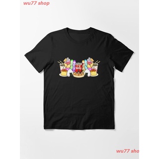 2022 Japan Snack Overload Essential T-Shirt เสื้อยืด ดพิมพ์ลาย ดผ้าเด้ง คอกลม cotton แฟชั่น discount Unisex