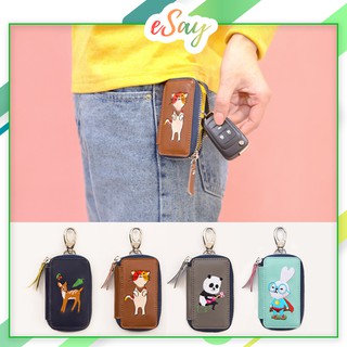 ⭐Bentoy แท้ พร้อมส่ง⭐ กระเป๋าใส่รีโมทรถ / กุญแจ / มีตะขอห้อย ลายสัตว์น่ารัก