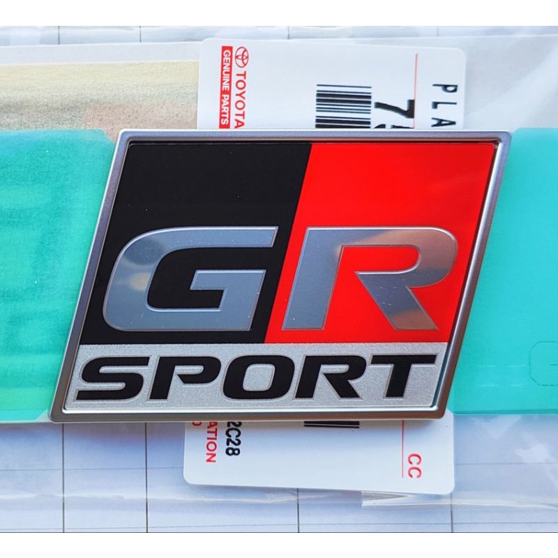 พร้อมส่ง!!🚗 (ของแท้) สติ๊กเกอร์ ป้าย โลโก้ GR SPORT ของแท้ แน่นอน100% เบิกศูนย์ TOYOTA ผลิตจาก Made 