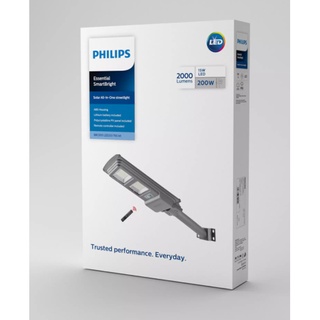 Philips โคมถนนฟิลลิป์ โซล่าเซลล์  200 วัตต์ SmartBright Solar streetlight BRC010 200W