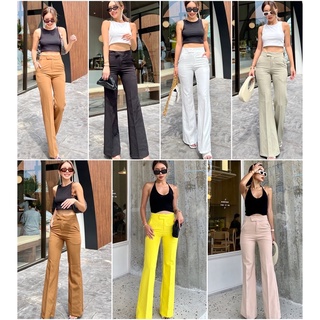 Richy and hottest high-waist pant  กางเกงขาม้ารุ่นใหม่ สวยสับฟาดๆ รุ่นนี้มาในรูปแบบตะขอยื่น พร้อมกับทรงขาม้าที่ใครใส่ก็ค