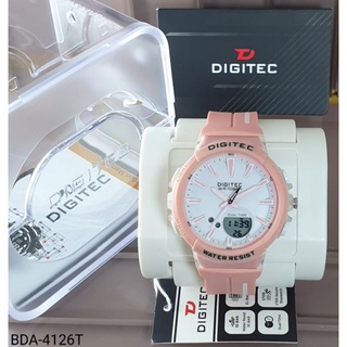 Digitec ของแท้ นาฬิกาข้อมือ สายยางคู่ 4 ซม.