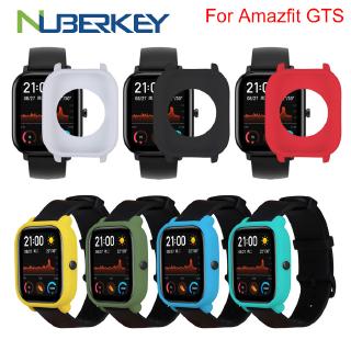 for Xiaomi Amazfit GTS Watch Protective Case, Soft Silicone Case Frame for Huami Amazfit GTS Cover Accessory