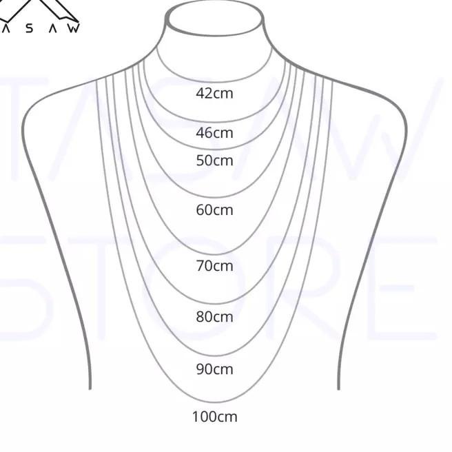 K55x TSW001 – สร้อยคอไทเทเนียมแฟชั่นสแตนเลส จี้อัญมณีกลม C9I