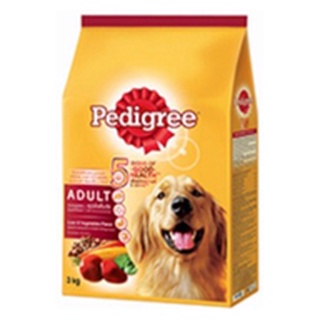 Pedigree 1.5 Kg. เพดดิกรี อาหารสุนัขโตชนิดเม็ด ตับและผัก