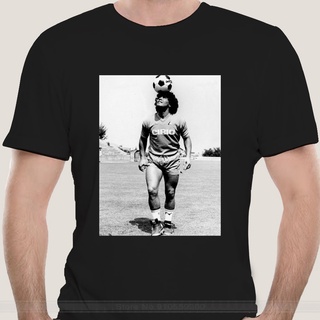 เสื้อยืดวินเทจใหม่ เสื้อยืดลําลอง แขนสั้น พิมพ์ลาย MAGLIA DIEGO ARMANDO MARADONA NAPOLI CALCIO VINTAGE ANNI 80S แฟชั่นสํ