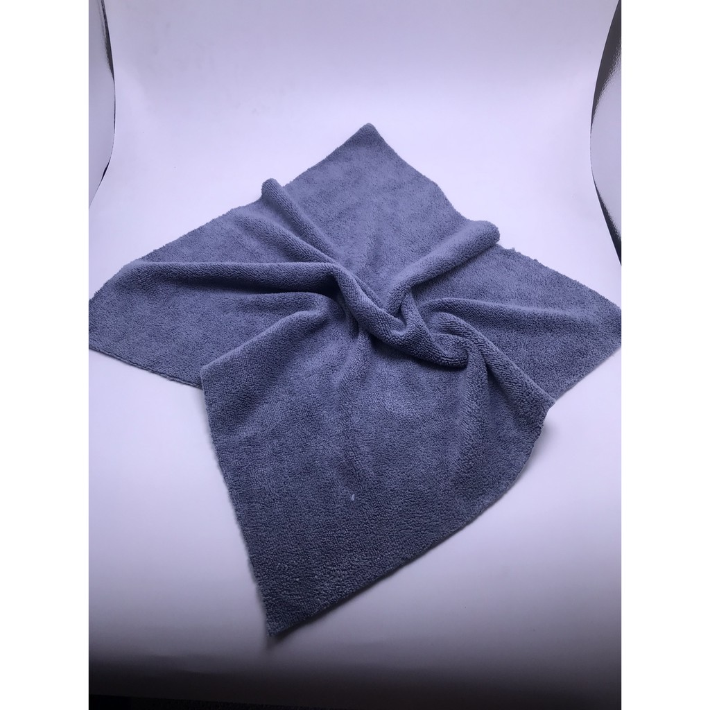 ผ้าไมโครไฟเบอร์ สีเทาขนสั้น ขนาด 40*40 ซม.300 GSM (WP222)