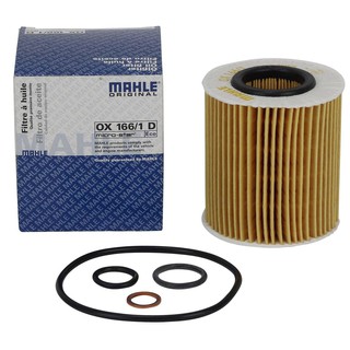 BMW กรองน้ำมันเครื่อง เครื่อง N42 N43 N45 N46 รุ่น E46 E90 E60  ยี่ห้อ MAHLE OX166/1D