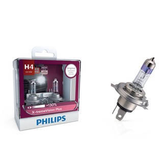 หลอดไฟหน้ารถยนต์ PHILIPS H4