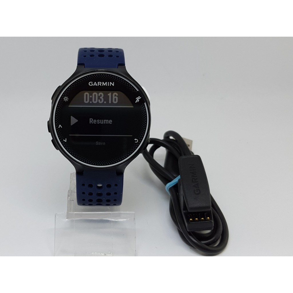 นาฬิกา GARMIN MEN'S FORERUNNER 230 PERFORMANCE GPS RUNNING พร้อมกล่องและสายชาร์จ (มือสอง) NO.185