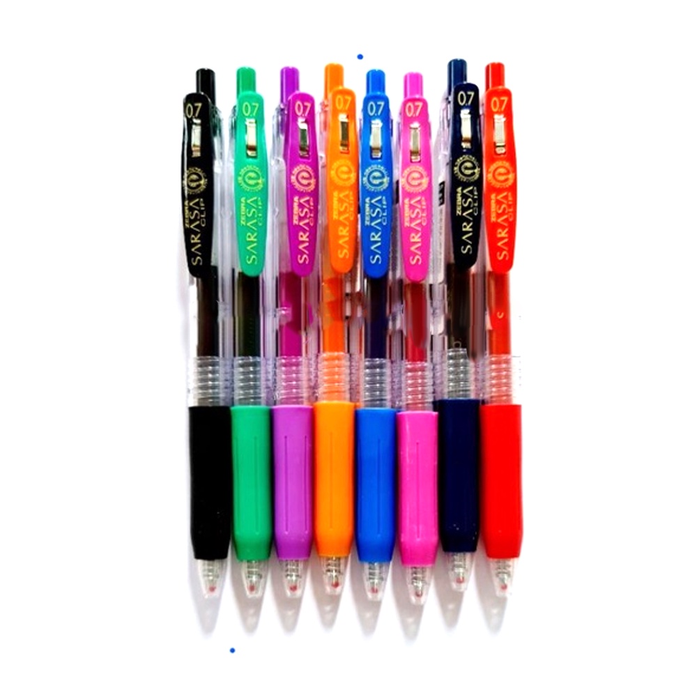 ปากกาหมึกเจล Zebra Sarasa Clip JJB15 0.7 (8 สี)