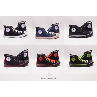 รองเท้าผ้าใบแบรนด์มาแชร์ (Mashare) รุ่น 222 ทรงคล้ายคอนเวิร์สหุ้มข้อ Converse