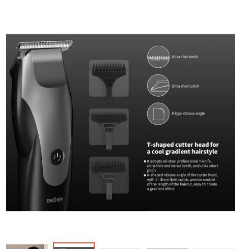Enchen Hummingbird Electric Hair Clipper ปัตตาเลี่ยนไร้สาย แบต1000mAh [สินค้าพร้อมส่ง]