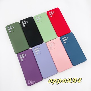 เคสกำมะหยี่สีพื้น สำหรับรุ่น  ออปโป้ oppo a94  เคสนิ่ม เคสซิลิโคน สีพื้น