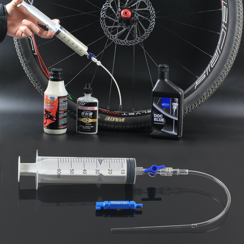 Risk Bicycle Tubeless Tire Liquid Injection Tool Sealant Syringe 60ml