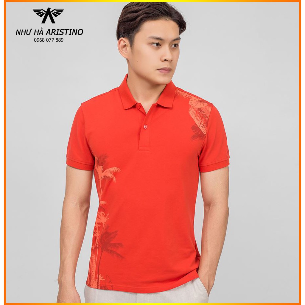 Aristino APS018s9 เสื้อโปโลลาย Slim 3 แฟนซี อ่อนเยาว์ มี M/L/XL
