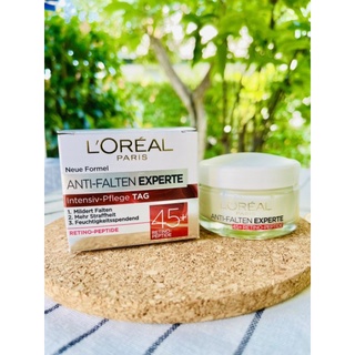 Loreal Paris Anti-Falten Experte 50ml. ครีมบำรุง ลดริ้วรอย กระชับผิว วัย45+