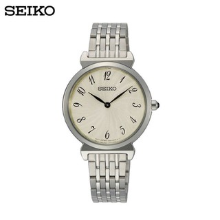 SEIKO นาฬิกาข้อมือผู้หญิง สายสแตนเลส สีเงิน รุ่น SFQ801P