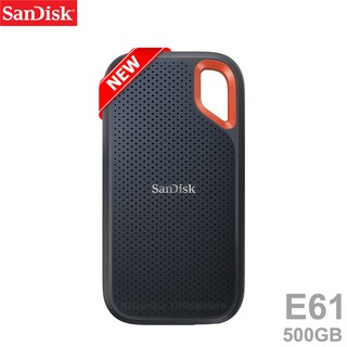 SanDisk Extreme® Portable SSD V2 500GB อ่านสูงสุด 1,050mb/s เขียนสูงสุด 1,000mb/s (SDSSDE61-500G-G25) รับประกัน Synnex