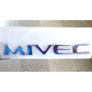 Logo mivec ชุปโครเมี่ยม chrome