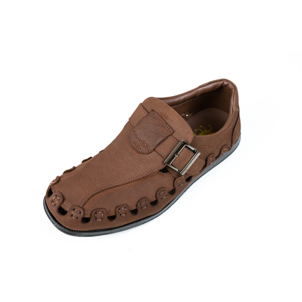 HEAVY SHOESรองเท้าแบบสวม PC6308 มี 2 สี ดำ และ น้ำตาล
