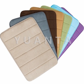 YUANTA พรมเช็ดเท้า 40x60 C m เมมโมรี่โฟม พรมกันลื่น พรมสั้น Anti-slip mat