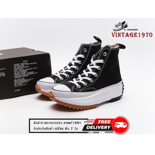 ✨รองเท้าผ้าใบRun Star Hike Hi Black White Gum1970 รองเท้าชาย-หญิง รองเท้าลำลอง สินค้าตรงปก100%