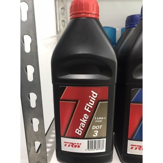 TRW DOT3 น้ำมันเบรค คลัช Brake Fluid (ขนาด1000ml)