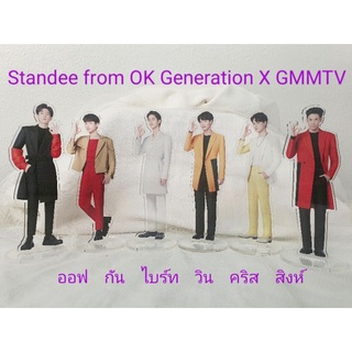 Standee from OK Generation X GMMTV ขนาด 13 ซม. พร้อมโปสการ์ด (พร้อมส่ง)