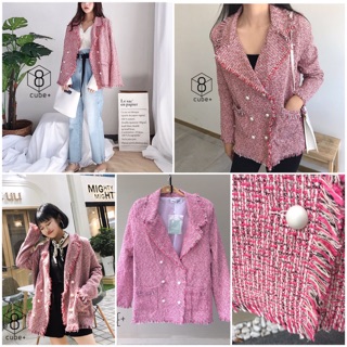 lovely pink tweed jacket