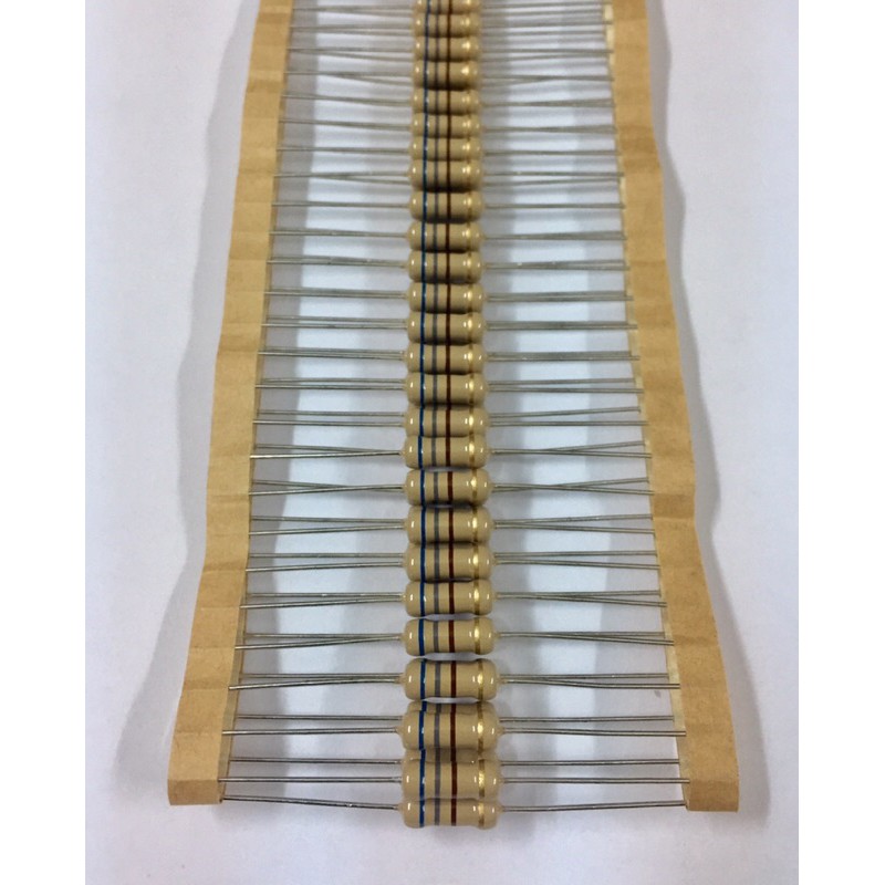 20ชิ้น Resistor 680 ohm 1W +-5% ตัวต้านทาน 680 โอห์ม 1วัตต์ ค่าความผิดพลาด+-5% อะไหล่อิเล็กทรอนิกส์ อุปกรณ์อิเล็กทรอนิกส