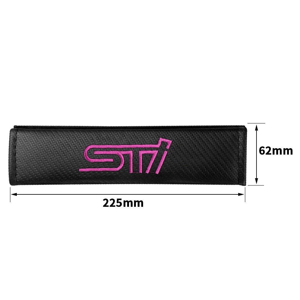 ราคาต่อคู่ นวมหุ้มเบลท์ คาร์บอน ซูบารุ แต่งภายใน SUBARU STI car seat belt covers safety shoulder for