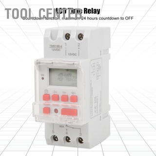 เครื่องมือ Center 12V Dc 30A Weekly Timer สวิทช์ควบคุมเปิด/ปิดพร้อมฟังก์ชั่นนับถอยหลัง