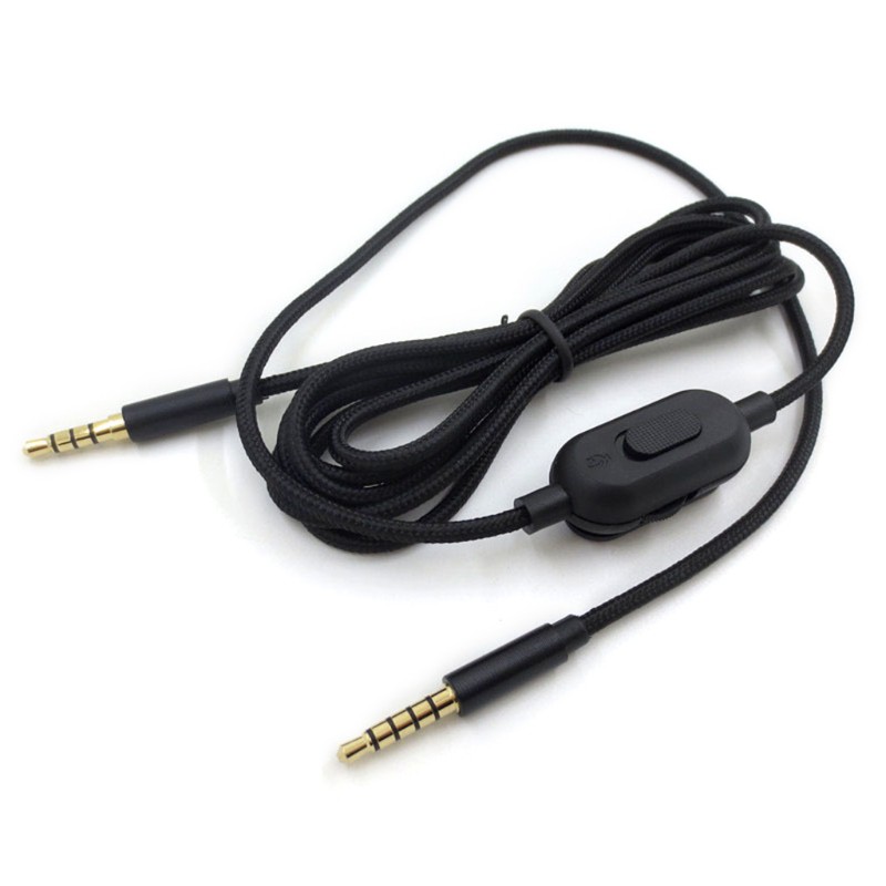 audio earphone cable for astro a10 a40 gaming headset with volume control