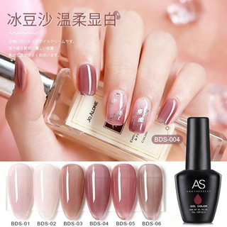 สีเจล AS 15ml. โทนสีโปร่ง สีไซรัป BDS 01-06เบอร์