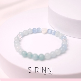 กำไลข้อมือ กำไลหินอาเกต ผสมหินตาแมว หินแท้ ขนาด 6 MM by Sirinn Jewelry