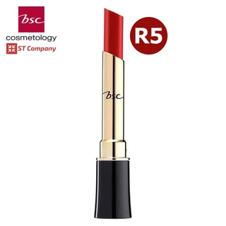 Lip BSC [ สี R5 ] Bio Perfect Color Lip 2.2 กรัม Lip Lips บีเอสซี ลิปกลอส lip gros บำรุงริมฝีปาก ดูชุ่มชื้น ให้ริมฝีปากเนียนนุ่ม Lipstick ลิป ลิปสติก