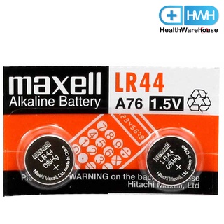 ถ่านกระดุม ถ่านนาฬิกา LR44 A76/1.5V LR44 Maxell Calcuator Battery ถ่านกลม เครื่องคิดเลข