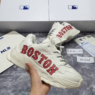 ✨ถูกที่สุด!!พร้อมส่ง New MLB BOSTON  รองเท้ากีฬารองเท้าอเนกประสงค์  สูง 6CM. งานเทียบแท้❤️