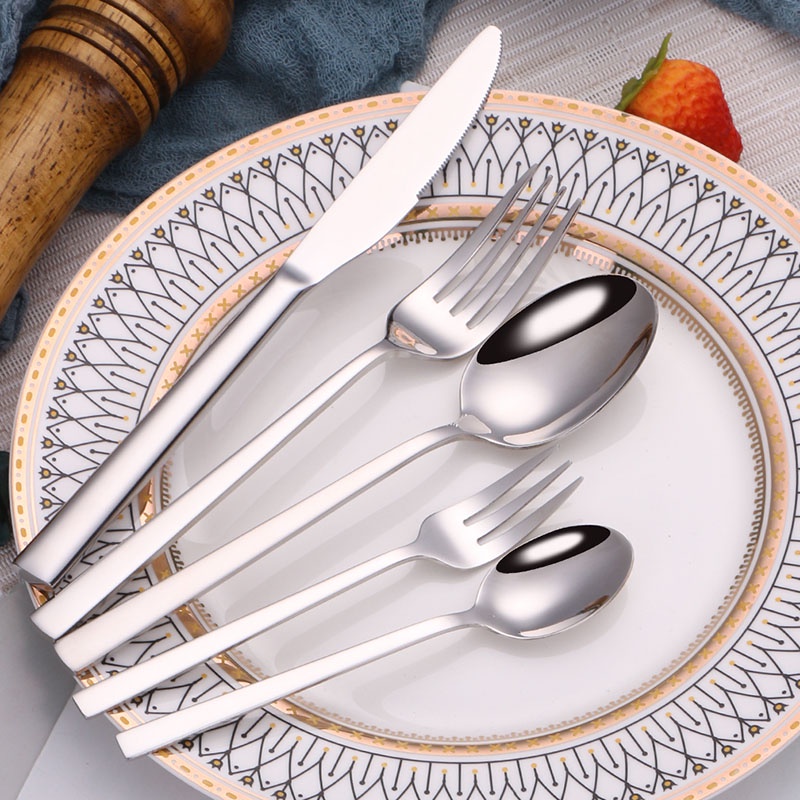 High Quality Stainless Steel Cutlery Sets Mirror Polishing Dining ...