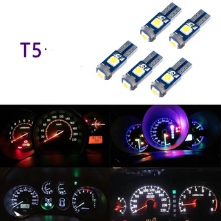 T5 3SMD 3030 LED ภายในรถแสงแดชบอร์ดหน้าบัตโคมไฟหลอดไฟ 1หลอด