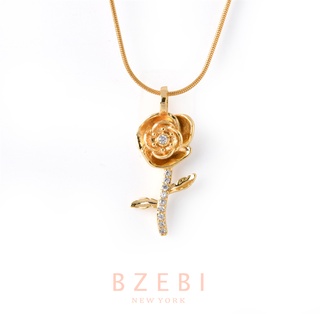 Bzebi สร้อยคอสเตนเลส ชุบทอง 18K ไม่จางหาย ไม่เป็นสนิม เครื่องประดับแฟชั่น สไตล์เกาหลี สําหรับผู้หญิง 1056n