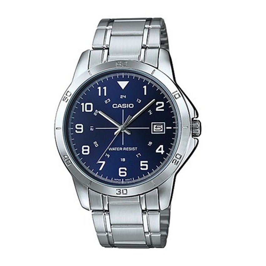 Casio นาฬิกาข้อมือผู้ชาย  สายสแตนเลส รุ่น MTP-V008D-2BUDF